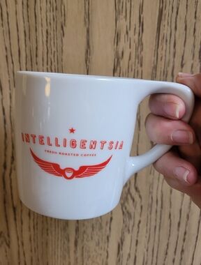INTELLIGENTSIA Coffee Roasters CHICAGO x notNeutral Lino Mug 8 oz Porcelain RARE